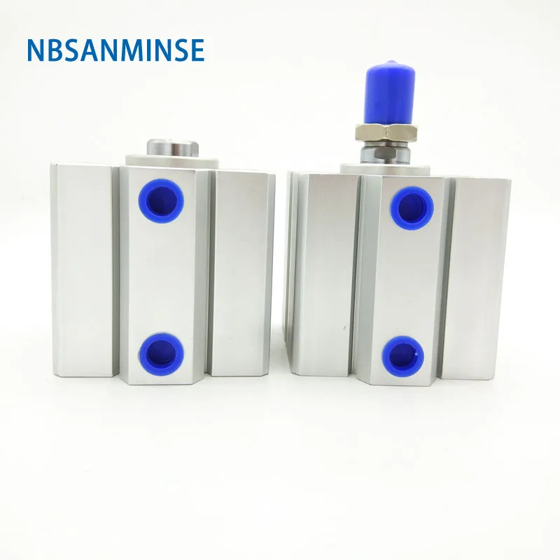 NBSANMINSE SDA32 -S With Magnet Compact Cylinder AirTAC Type Double Acting Cylinder Pneumatic Parts Air Cylinder