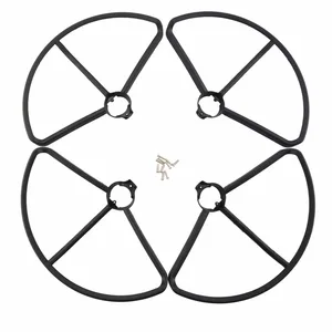 4PCS BLLRC accessorie protective cover For MJX B2C B2W Bugs 2 D80 F18 F200SE UAV protective cover-Black