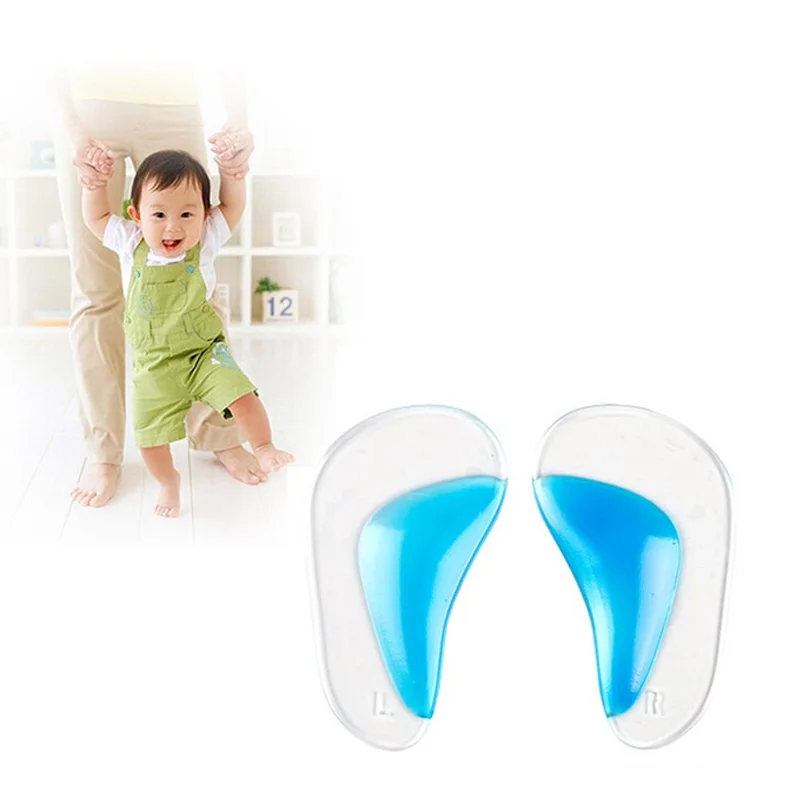 Kids Gel Orthotic Orthopedic Insoles for Children Shoes Flatfoot Corrector Arch Support Orthotic Pads Baby Toddler Insole