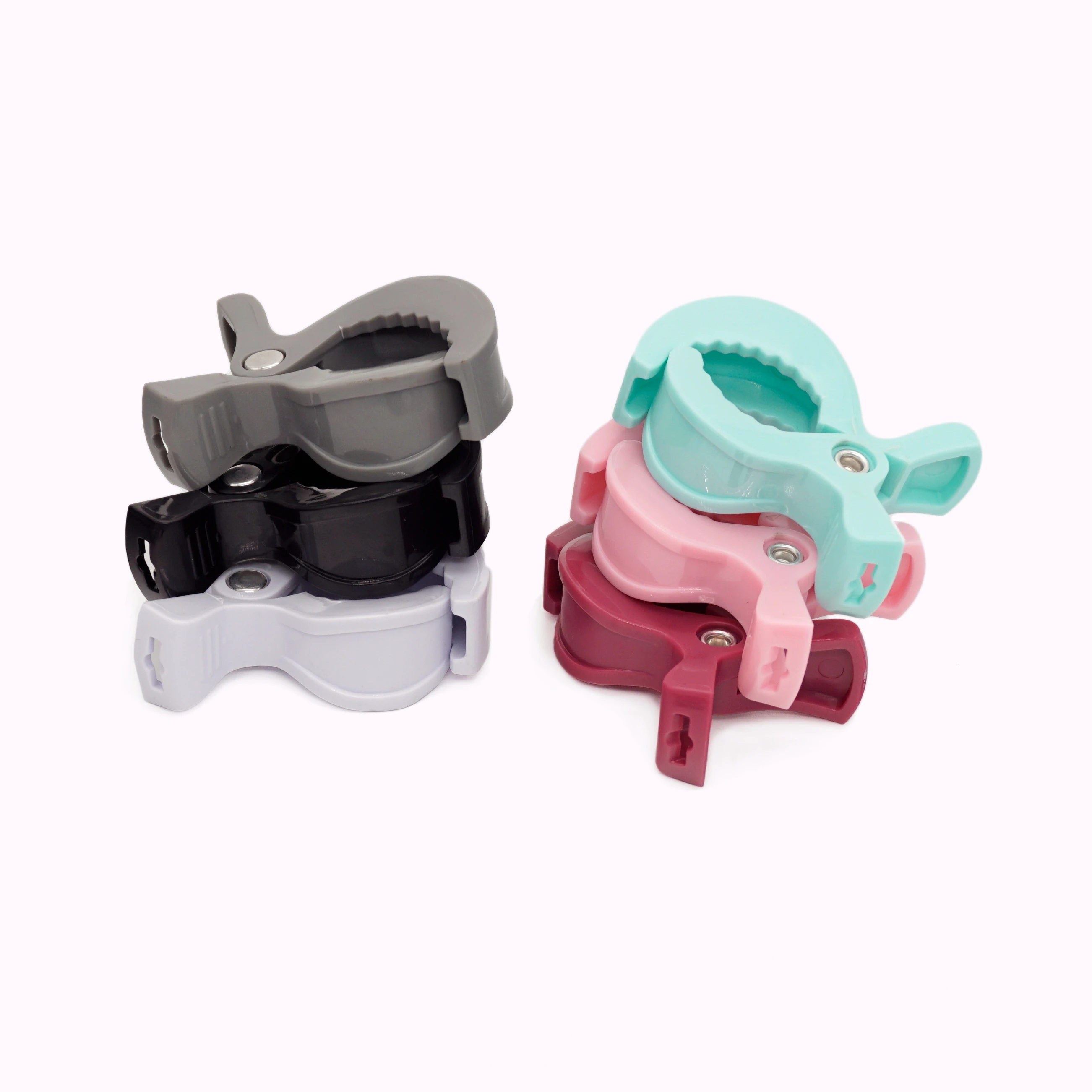 6pcs Baby Car Organizer Toys Accessories Lamp Pram Stroller Pegs To Hook Toys Seat Cover Blanket Clips Teether Holder