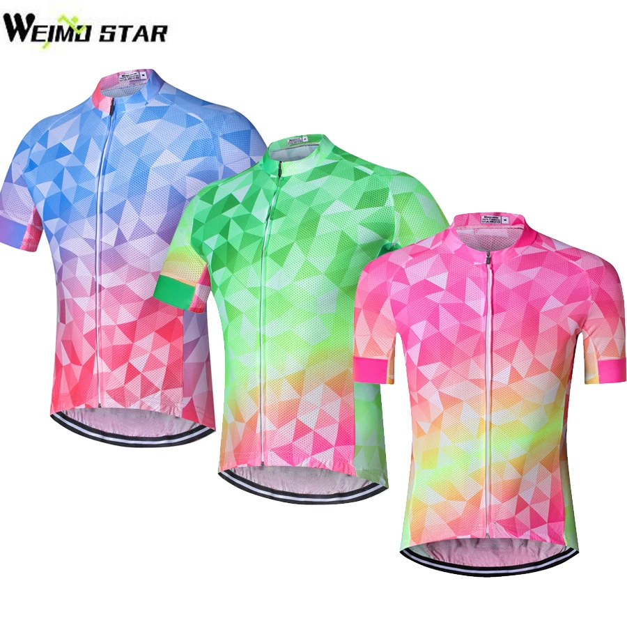 2020 Cycling Jersey SportsWear Women Mens Cycling Jersey Cycling Clothing Bike Shirt Size S TO 3XL Purple Fluorescence Green