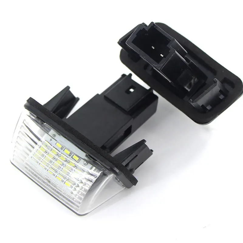 Apmatauto 2 قطعة LED 18SMD رقم الترخيص لوحة أضواء مصباح لسيتروين C3 C4 C5 بيرلينجو ساكسو كسارا بيكاسو