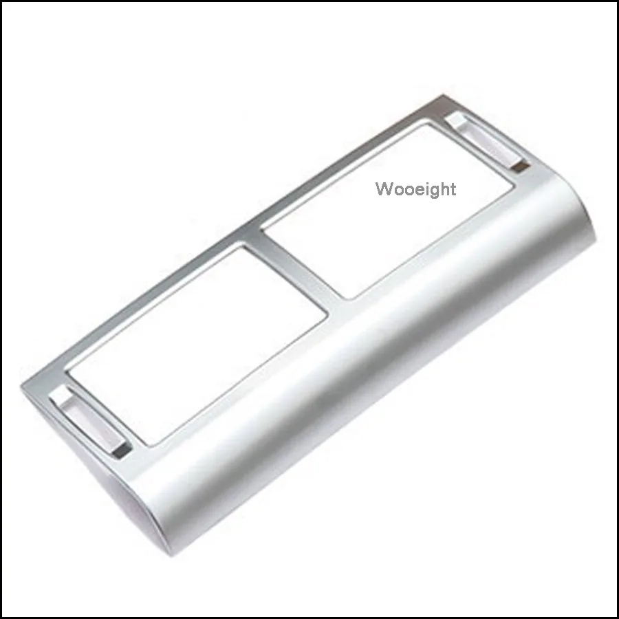 Wooeight 1Pc ABS Silver Dashboard Central Console AC Air Vent Cover Trim Fit For Land Rover Discovery Sport 2015 2016 2017-2019