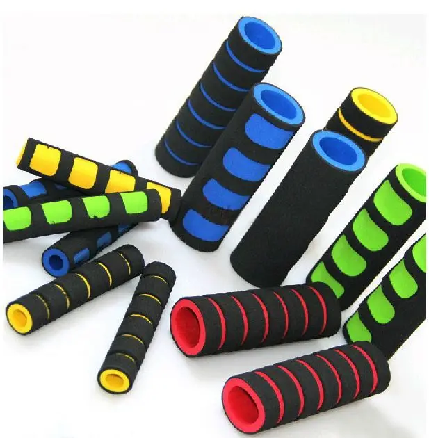 Universal Grips Comfort Sponge Foam Motorcycle Scooter Bicycle 4pcs/set 2 Grip Cover + 2 Levers Cover
