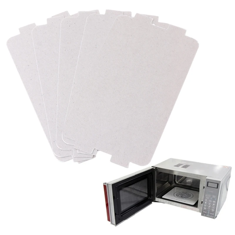 5Pcs ไมโครเวฟเตาอบ Mica แผ่นหนา Replacement Part 107X64มม.สำหรับ Midea