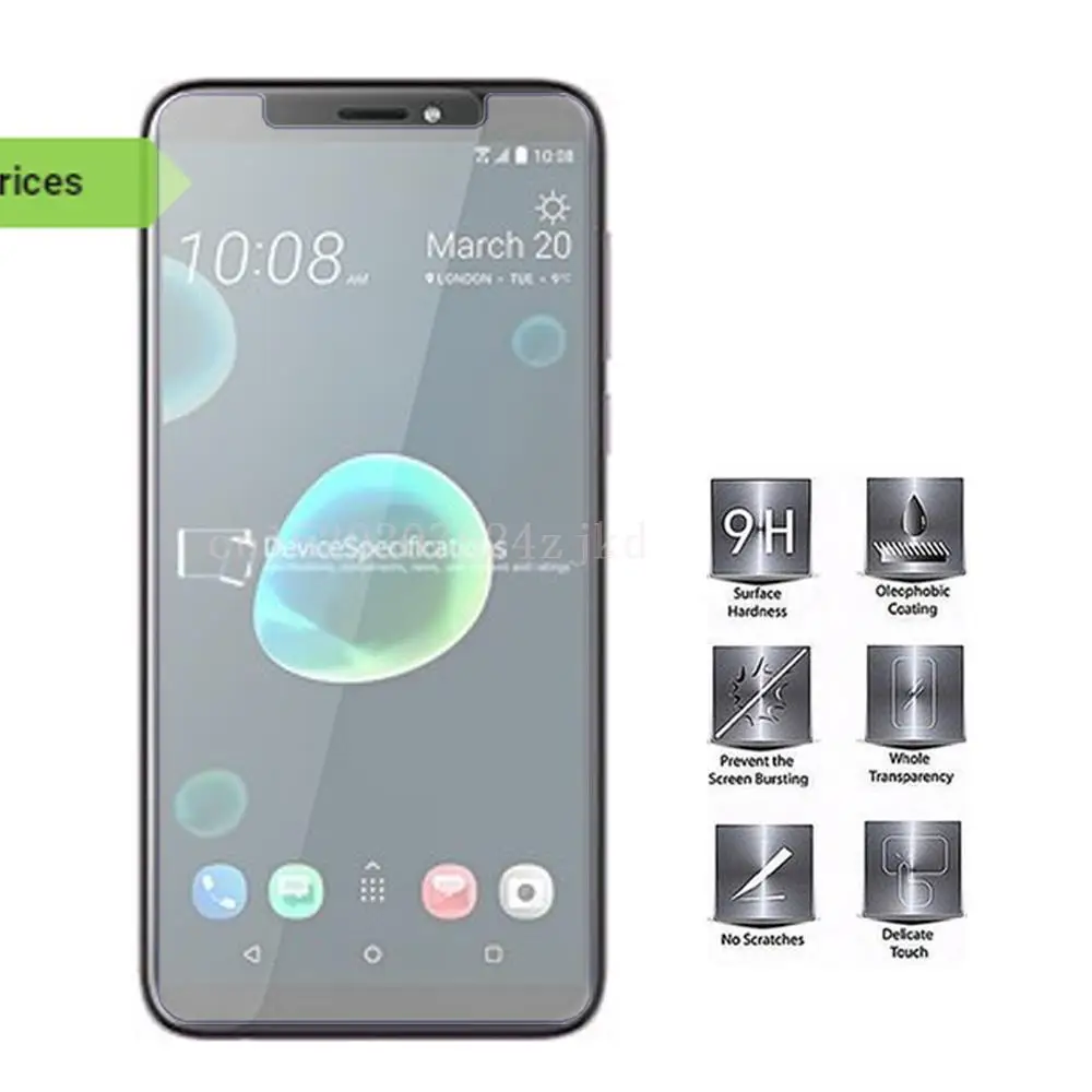 For HTC Desire 12 Plus Screen Protector Tempered Glass Prevent screen fragmentation Protective Glass For HTC Desire 12