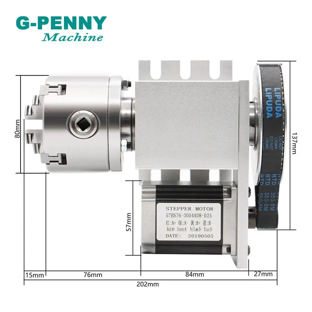 Sale! 80mm 4 Jaw CNC 4th Axis CNC dividing head/Rotation 6:1 Axis/A axis kit for Mini CNC router/engraver woodworking engraving