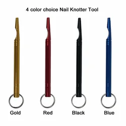 Aventik CNC Machined Nail Knotter Tool Easy Knot Tying Tool Fishing Accessory