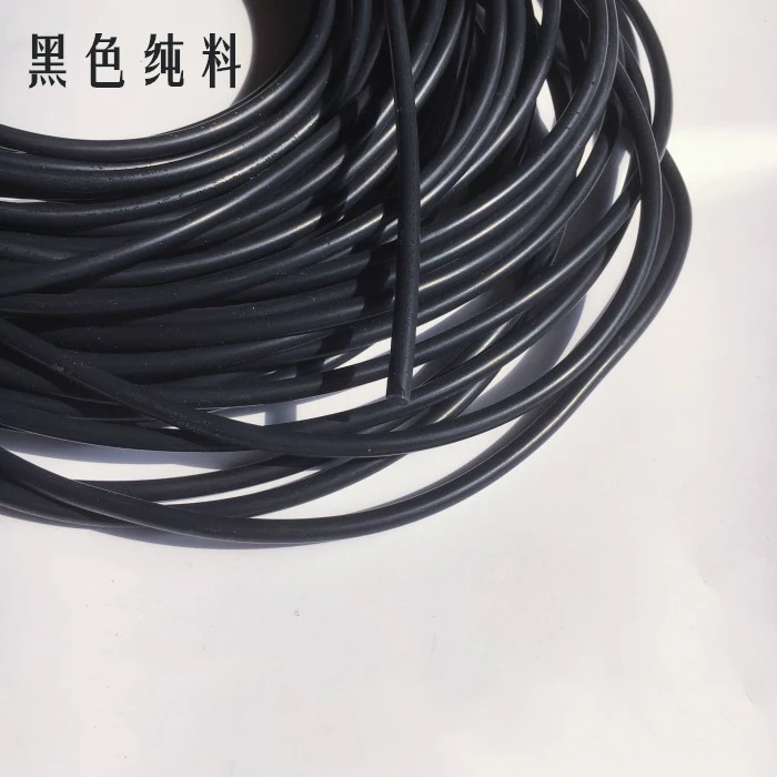 Black Diameter 1 1.5 2 3 4 5 6 7 8 9 10 mm Silicone Rubber Rod Silicon Cord Silicone Bar