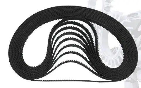 Arc HTD 3M Timing belt C= 408 411 414 417 width 6/9/12/15mm Teeth 136 137 138 139 HTD3M synchronous 408-3M 411-3M 414-3M 417-3M