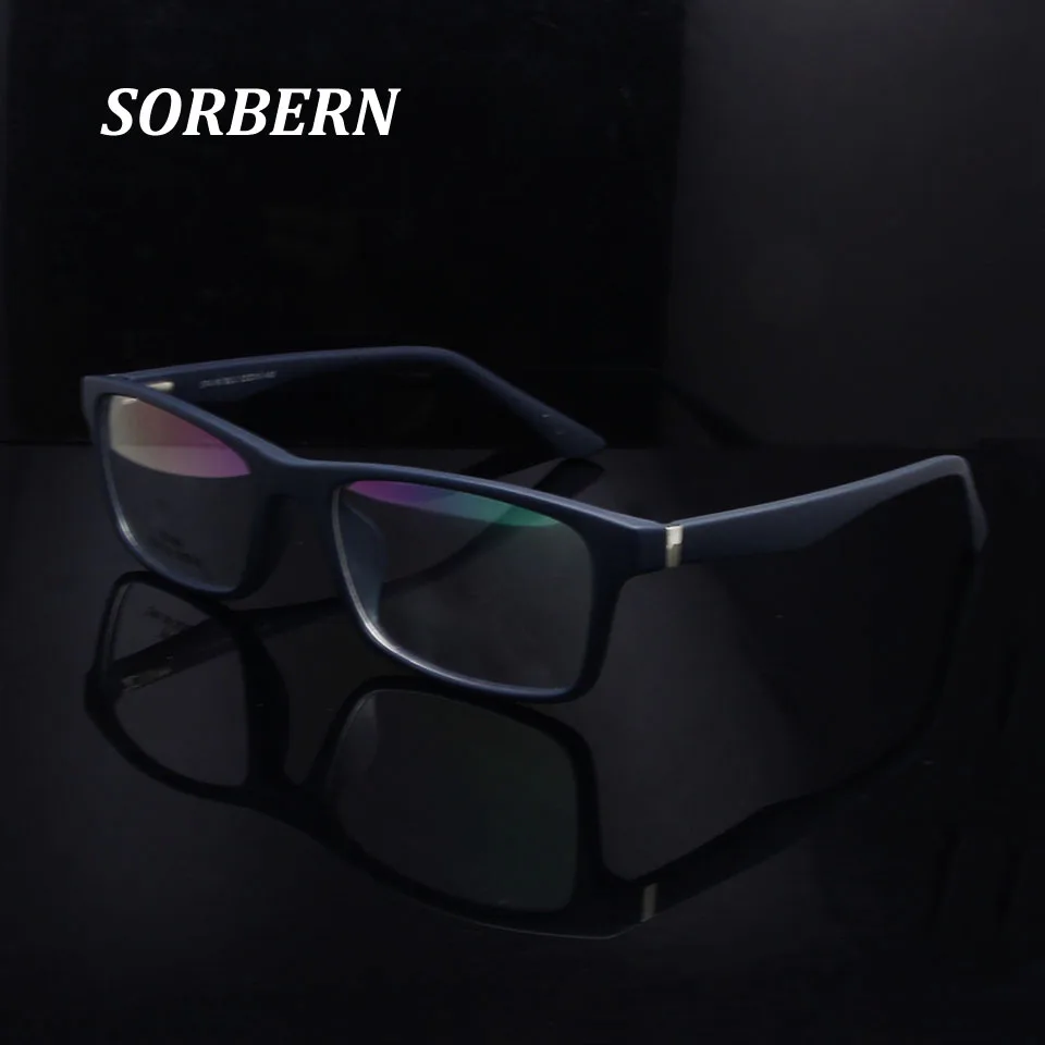 

SORBERN Square Eye Glasses Frames For Men Plastic Titanium Brand Design Spectacle Frames Women Eyewear Frame Oculos De Grau