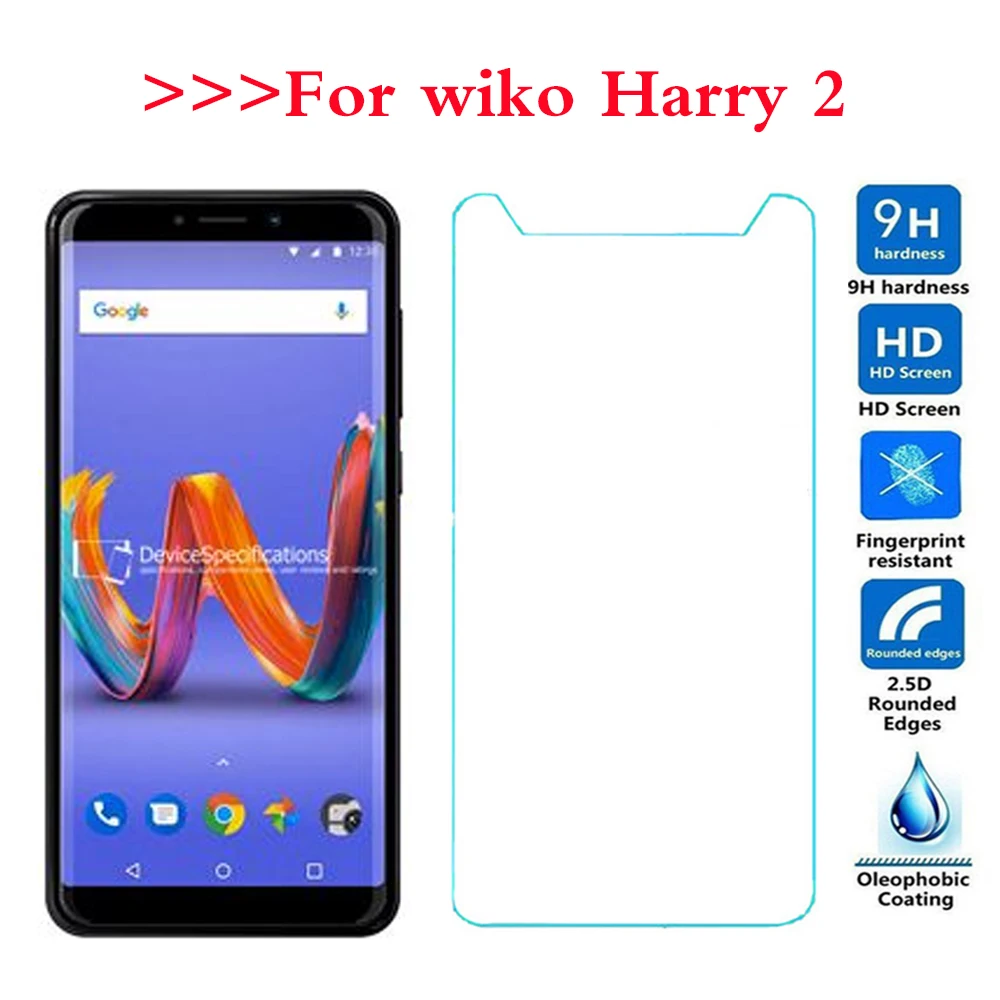 For wiko View Lite  Harry 2 Tempered Glass Protective Glass Film Explosion-proof For Wiko View Lite Screen Protector