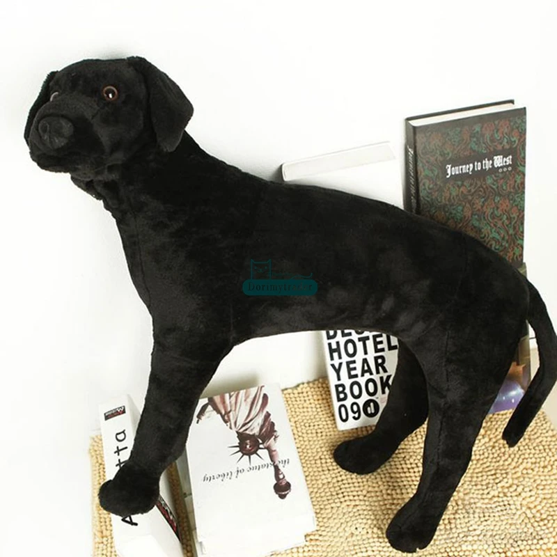 Dorimytrader Big Quality Simulation Animal Labrador Retriever Stuffed Toy Soft Plush Dog Doll Great Kid Gift 24inch 60cm DY60299