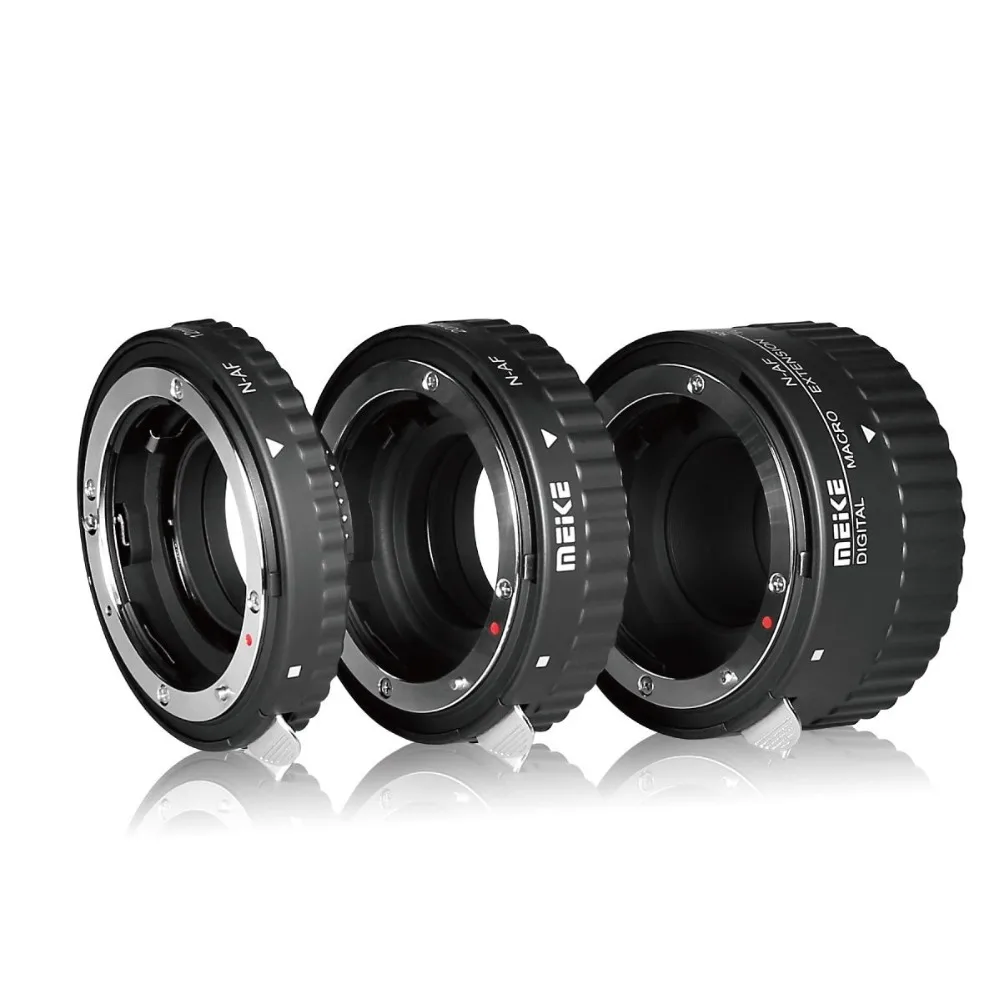 Meike MK-N-AF-A Auto Focus Macro Extension Tube Ring für Nikon D90 D3000 D3100 D3200 D5000 D5100 D5200 D7000 D7100 Kamera DSLR