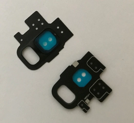 100Pcs/lot Rear Back Camera Glass Lens Cover With Frame Holder For Samsung Galaxy S9 S9 Plus Replacement Repair Spare Parts