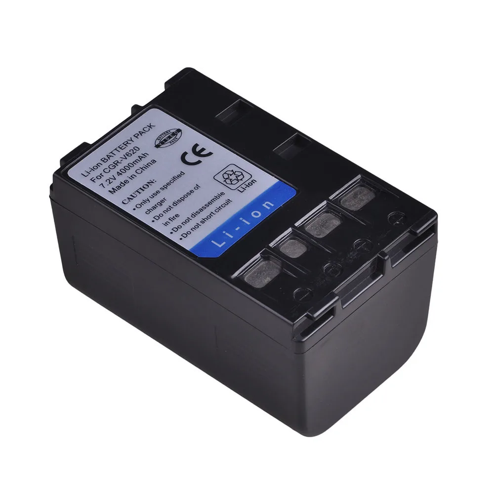 1x4000 mAh PowerTrust CGR-V620 CGR-V14S CGR-V610 CGR-V26S bateria do baterii Panasonic V610 V620 NV-RX14 NV-RX17 NV-RX18 NV-RX24 kamery