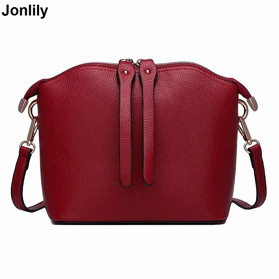 

New Small Shell Handbags Fashion Female Shoulder Bag Genuine Leather Cross Body Bags Brand Women Messenger Bags