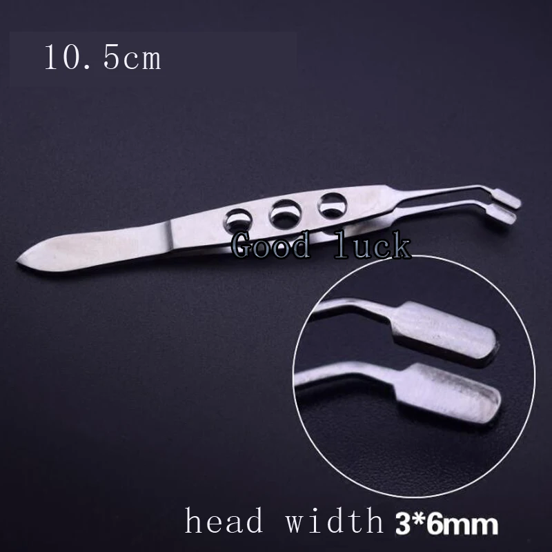 Micros ตา Ophthalmic Instruments สองประเภทหัว 10.5 ซม.Double Eyelid ไขมัน Tarsal Gland กายภาพบําบัดนวดแหนบ