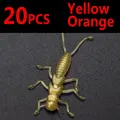 20 piezas amarillo anaranjado