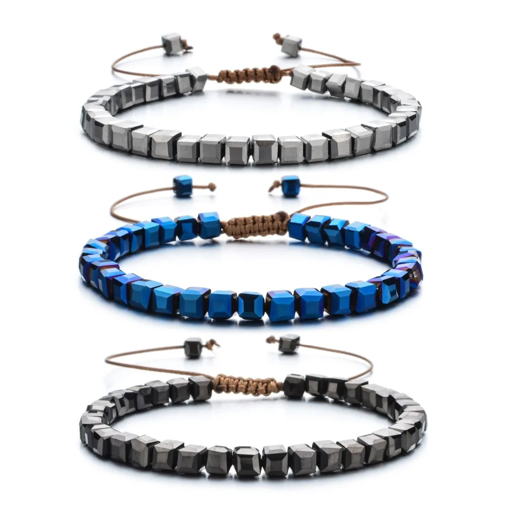 ZMZY 3pcs Mixed Crystal Glass Stone Beads Bracelet Friendship Bracelets for Women Gift Colorful Boho Style Party Luxury Jewelry