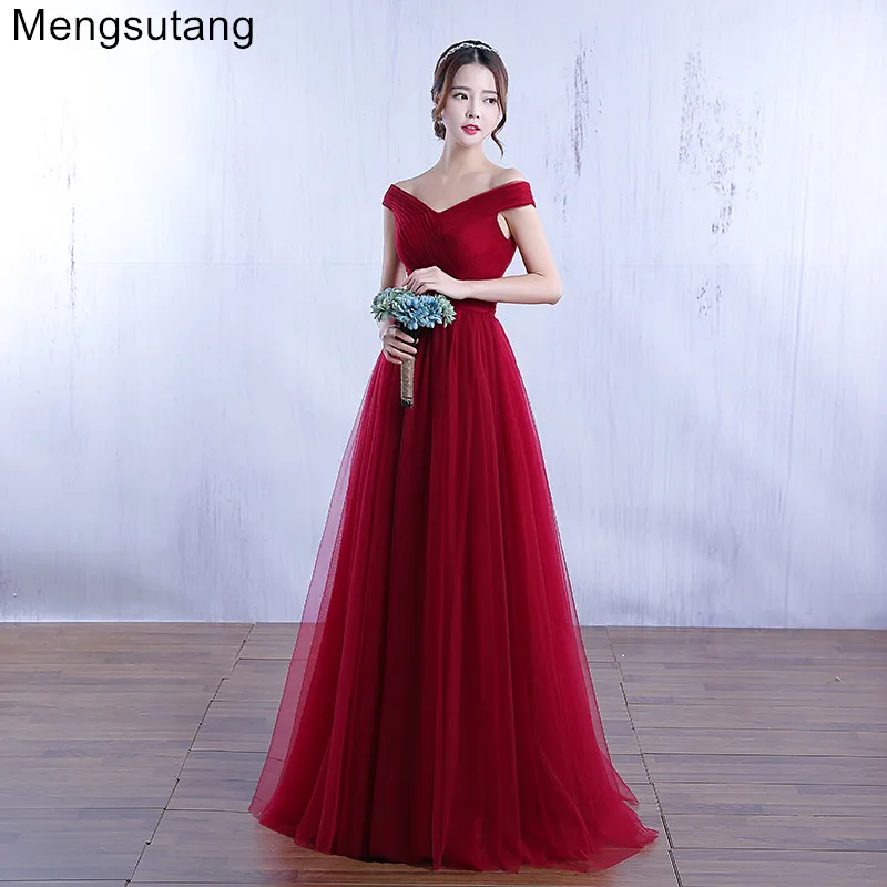 

Robe de soiree 2024 wine red lace up evening dress Elegant party dress vestido de festa prom dress Tailor Custom Made 3 colors