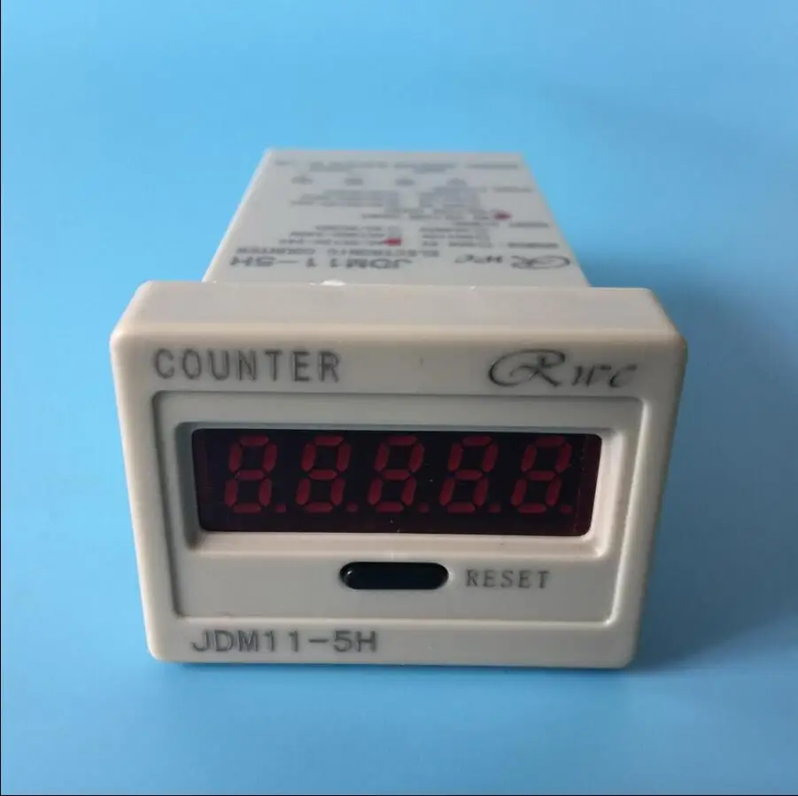 

No-voltage and Showed voltage JDM11-5H 5 Digit Display Electronic Digital Counter With Voltage AC380V/AC220V/DC24V/DC12V/AC36V