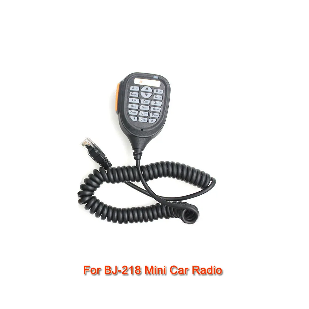 Baojie BJ-218 Speaker Mic Microphone for Baojie BJ-218 25W Dual Band Mini Mobile Radio Car Two Way Radio Walkie Talkie