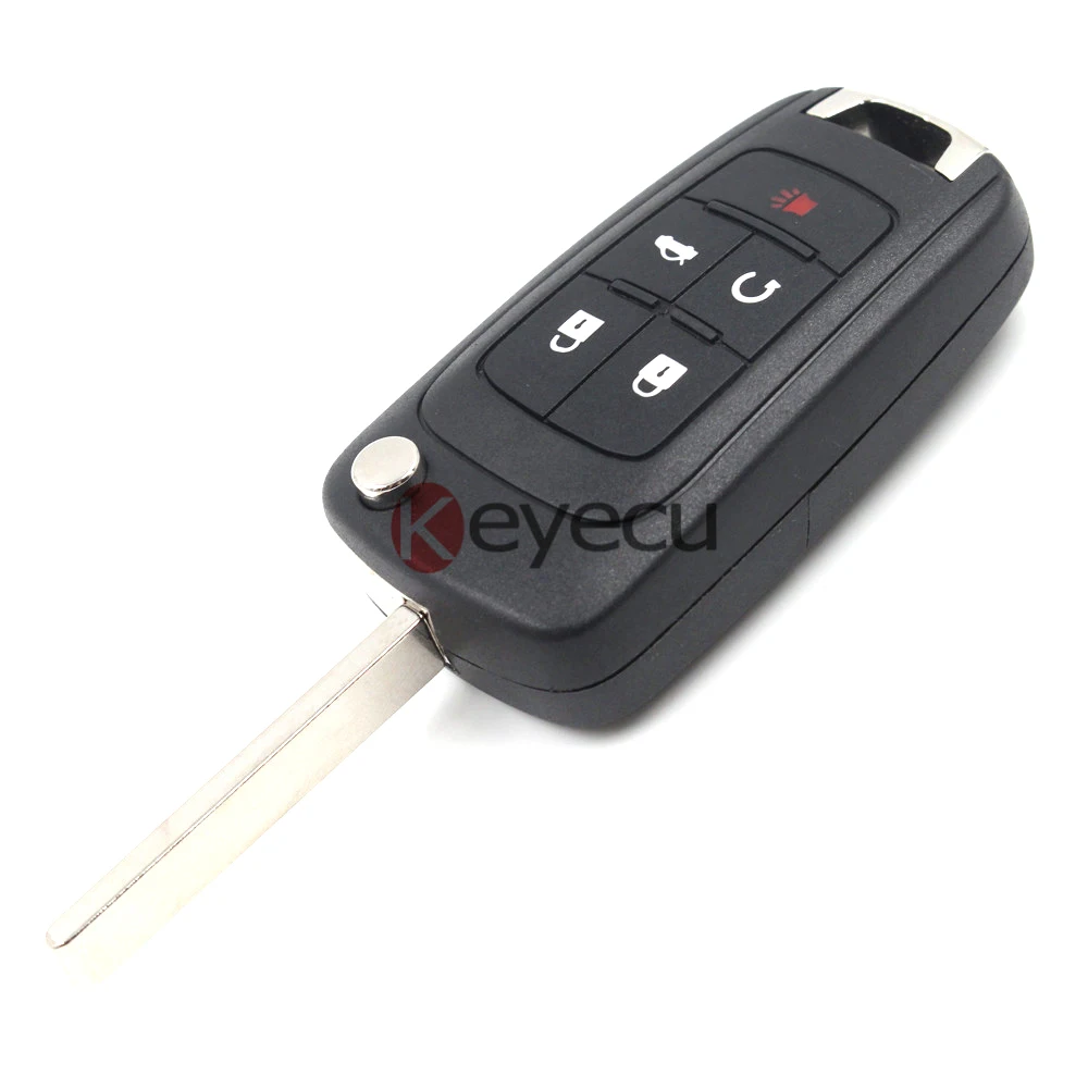 

KEYECURemote Key Fob for Chevrolet Sonic Cruze EQUINOX MALIBU Camaro 5 Buttons Models with Remote Star