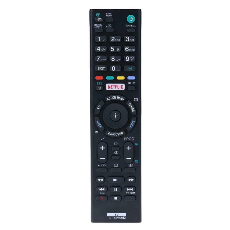 Remote Control For Sony RMT-TX100D NETFLIX Bravia TV RMTTX100D KD-43X8301C RMT-TX101J RMT-TX102U RMT-TX102D Fernbedienung