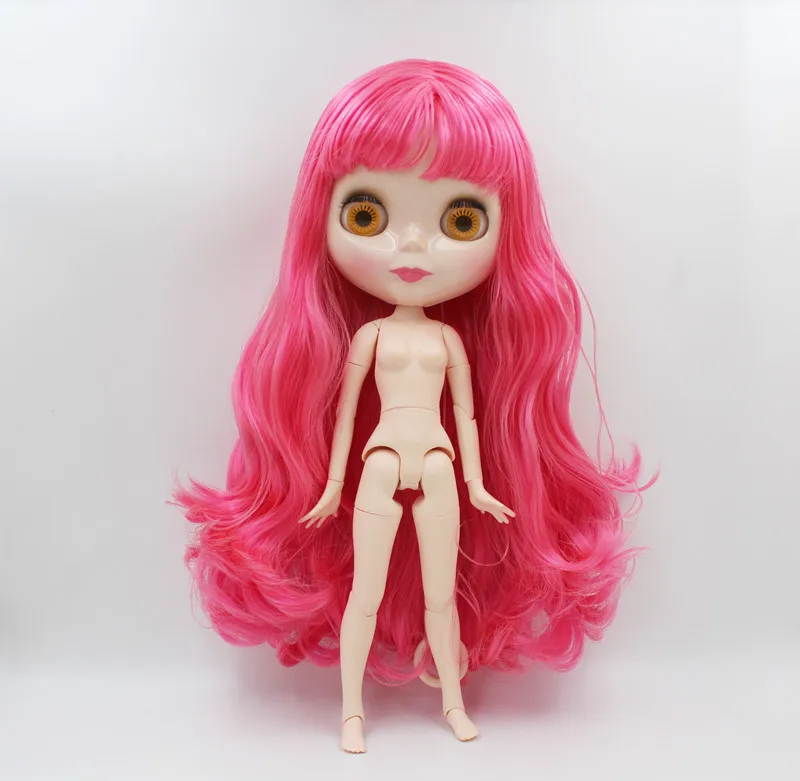 

Free Shipping big discount RBL-569J DIY Nude Blyth doll birthday gift for girl 4color big eye doll with beautiful Hair cute toy