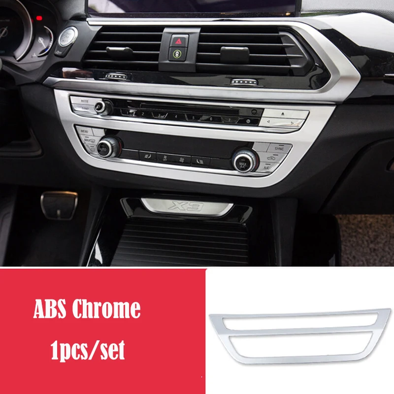 

ABS Matte/Carbon Fibre For BMW X3 G01 X4 G02 2018 2019 Car air conditioner Switch panel Cover Trim Car Styling accessories 1pcs