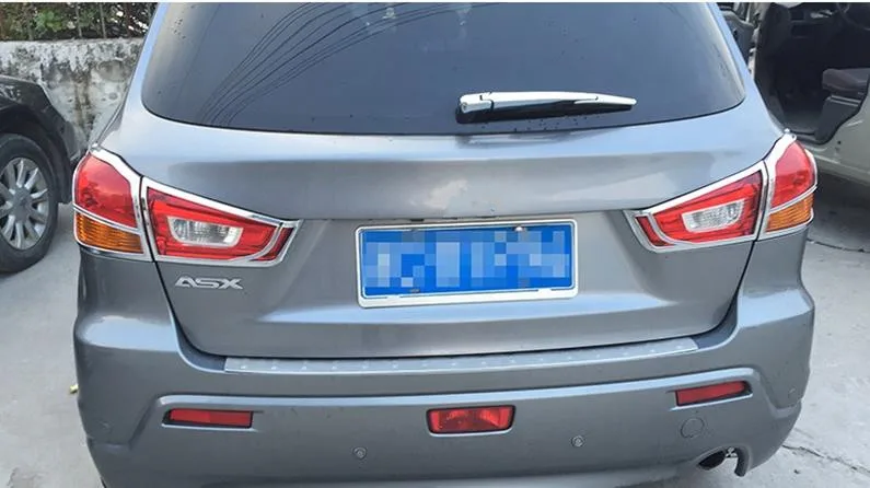 ABS Chrome Rear headlight Lamp Cover for 2011-2016  ASX Car styling