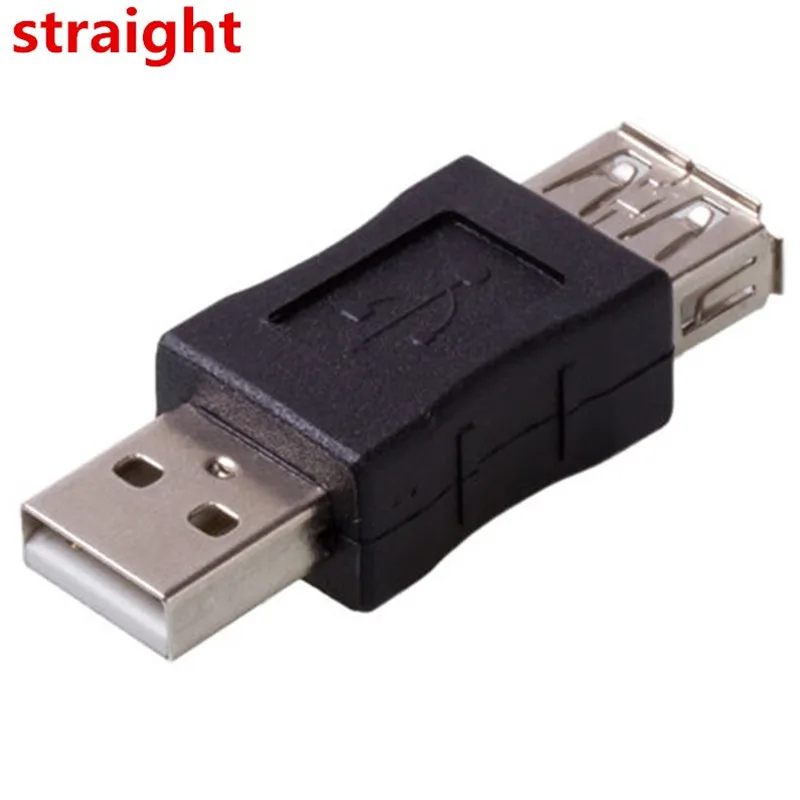 90 degree Left /Right /Up/Down Angle L Bending USB 2.0 A Male to Female Adapter Extension Connector for Computer Notebook