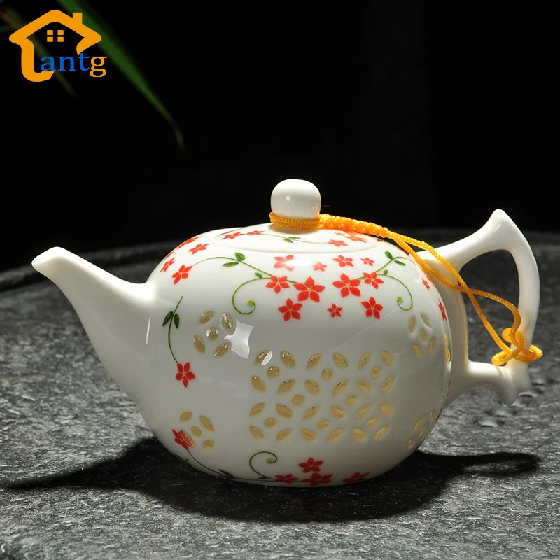 New Arrival Ultra-Thin Exquisite Teapot Blue and White Porcelain tureen fair cup of tea Kettle,Black Tea Ware High Quality