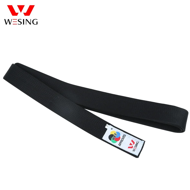 Wesing Karate Belt WKF 100% Cotton competition training Waistband 3 Colors Red Black Belt