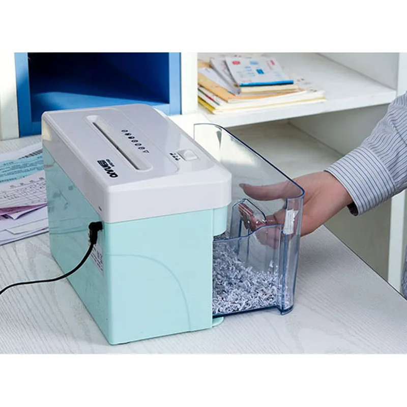 Mini Electric paper Shredder 2*10mm File Shredder Strip Office Home 2.1L Electric Shredding paper shredder machine 110V-220v HOT