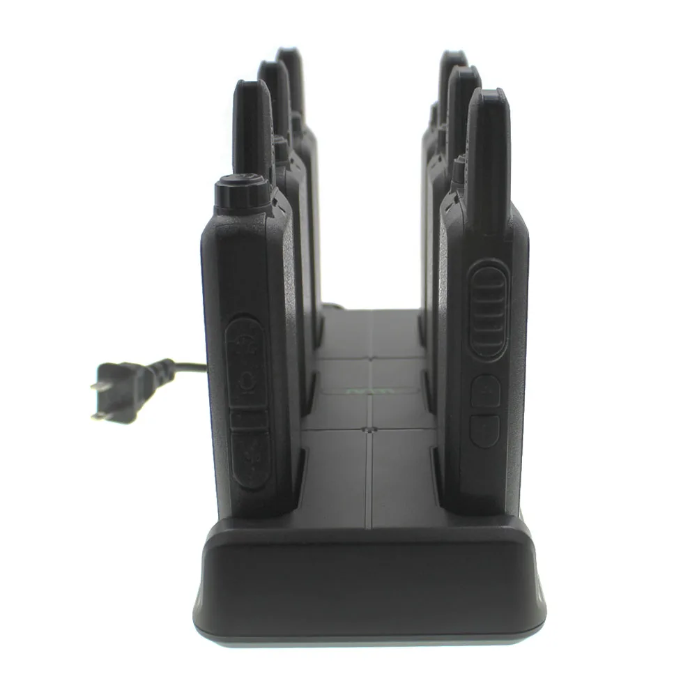 WLN 6 In 1 Charger For KD-C1 KD-C1PLUS Mini UHF Two Way Radio ANYSECU AC-U2 Unit Charging