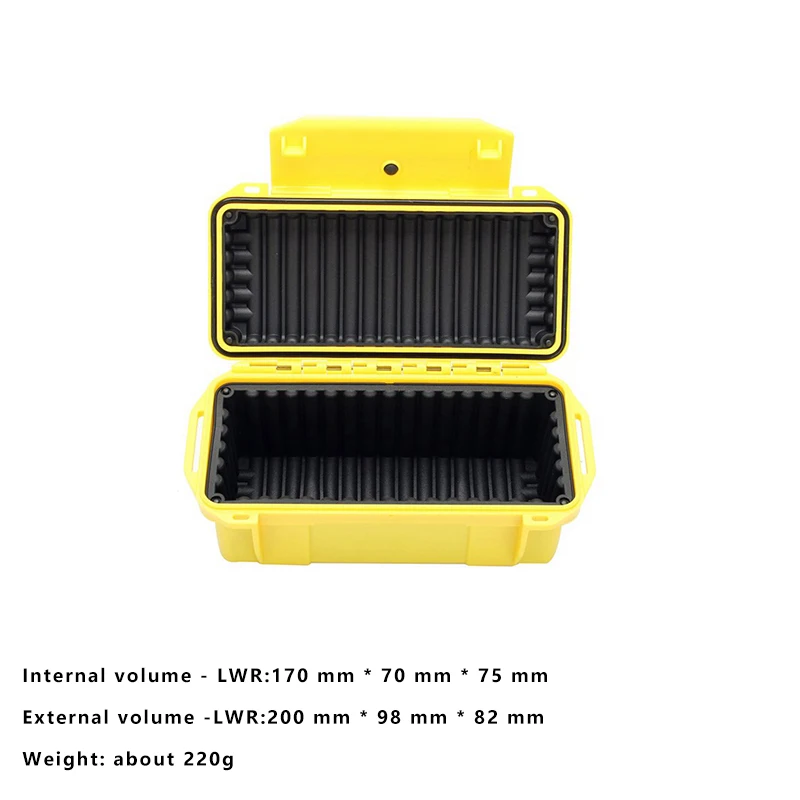 EDC Outdoor Large Professional Waterproof Box Storage Box Waterproof Container Compression Seal With Shock Cushion Accessories