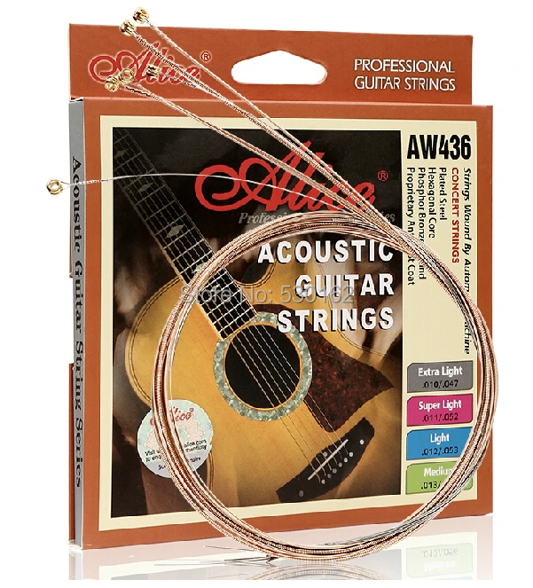 Alice AW436 accoustic phosphor bronze guitar strings AW436SL