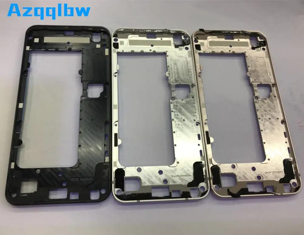 

Azqqlbw For LG Q6 M700N Single SIM /dual sim Middle Frame housing Plate back frame For LG Q6 M700N Middle Frame black/white/gold