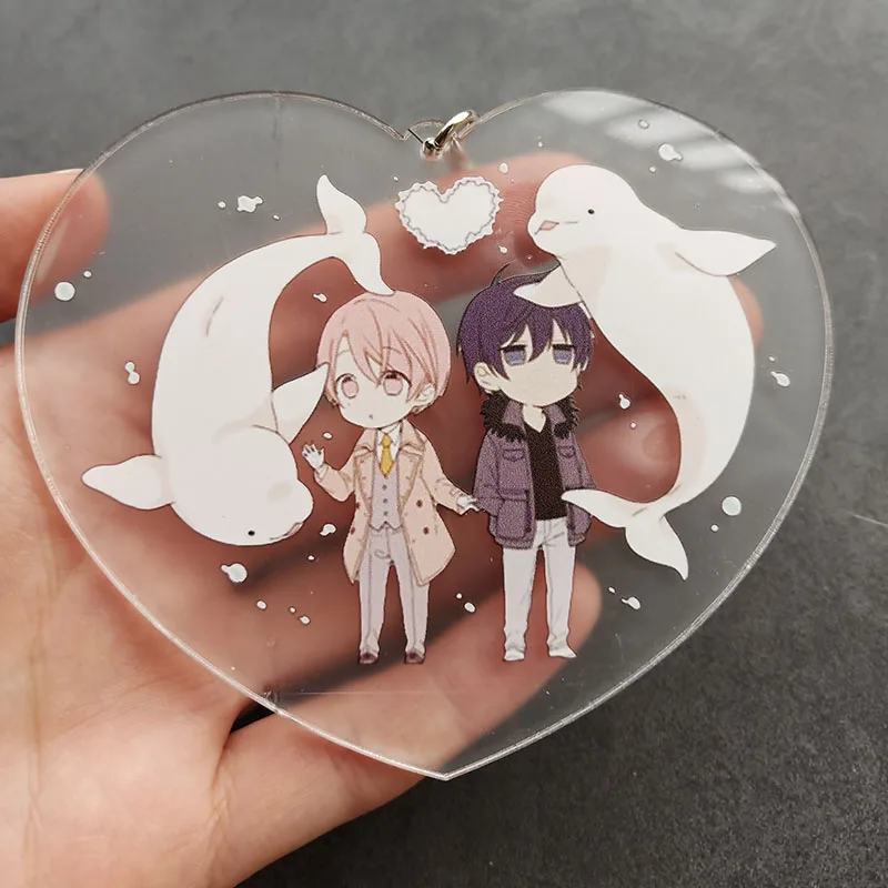 1pc Count Double Side keychain BL Fans Pendant llavero Keyrings Portachiavi