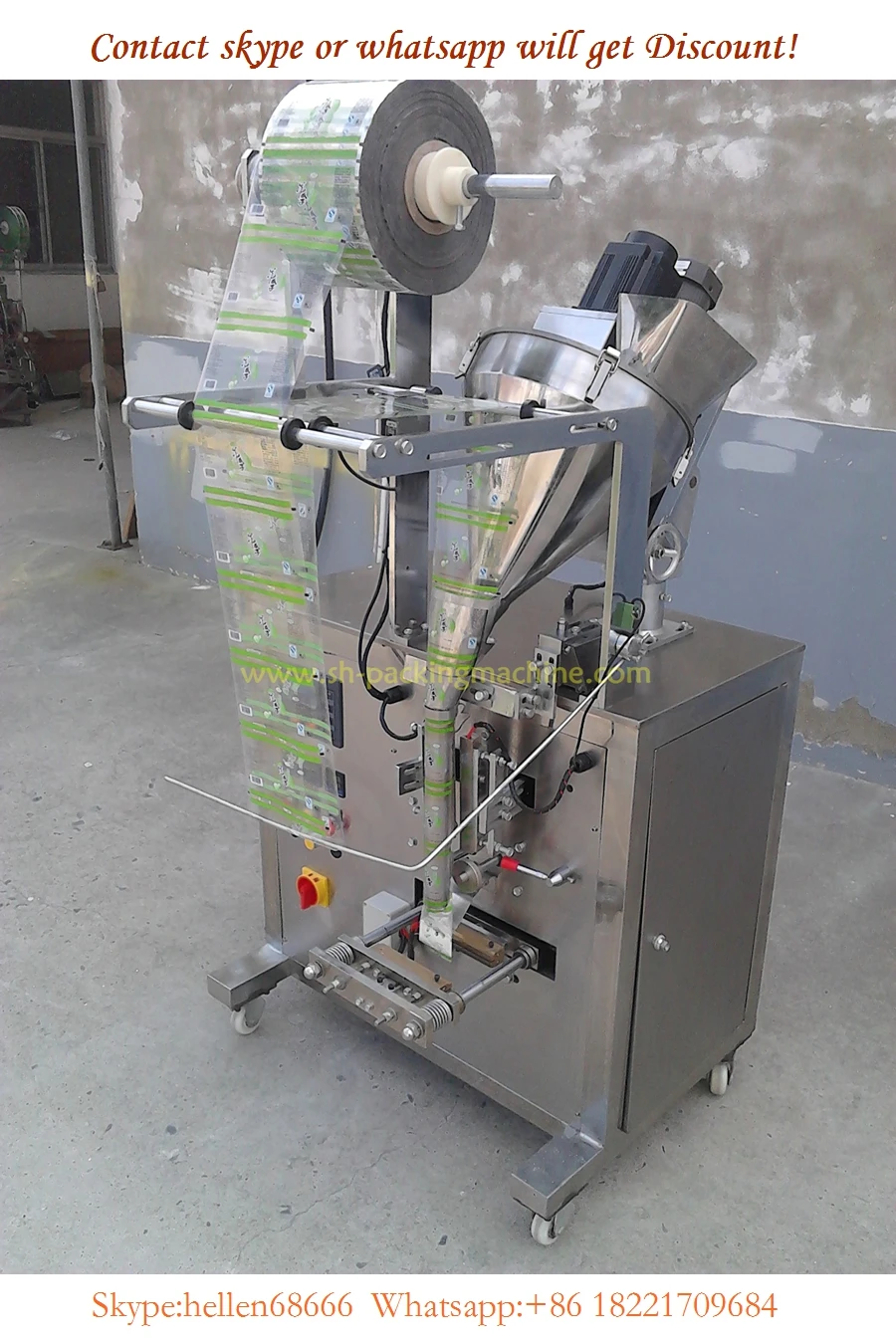 powder filling and sealing machine,Vertical packaging machine,VFFS