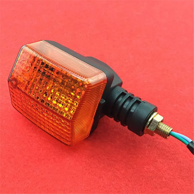 1 pair scooter indicator parts motorbike turn signal light for honda 125 CBT125 lamp amber flasher motorcycle turn signals moto