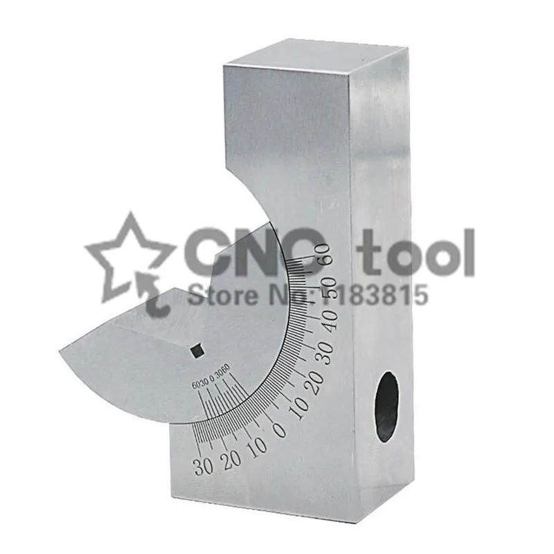 1 Chiếc AP-46 Chính Xác 0-Góc 60 Độ Đĩa, Góc Khối, Thước Đo Góc
