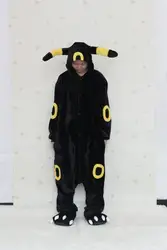 Adult Umbreon Onesies Pajamas Anime Cosplay Costume Kigurumi For Women Man Sleepwears Unisex Party Costumes