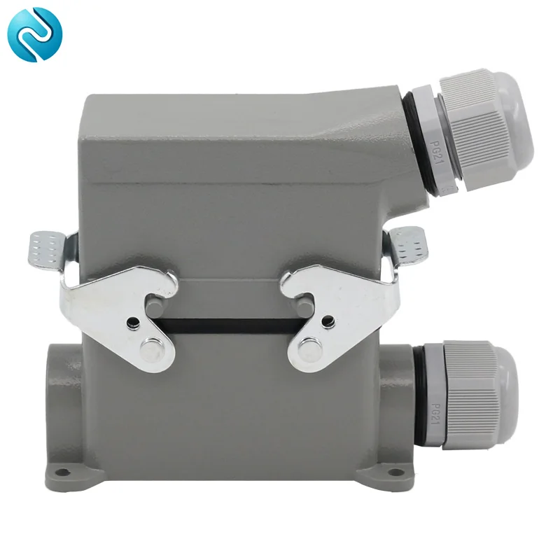 Heavy Duty Connector HDC-HE-016 High Base 16 Core Pins  waterproof Sand Proof Aviation Industry Plug Socket 500V 16A