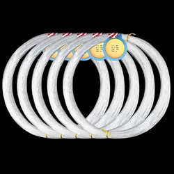 Nylon Fly Fishing Line 13.6-396LB 500M 0.3-2.0mm Blue/White Super Strong Monofilament Main Fast Sinking fish Line