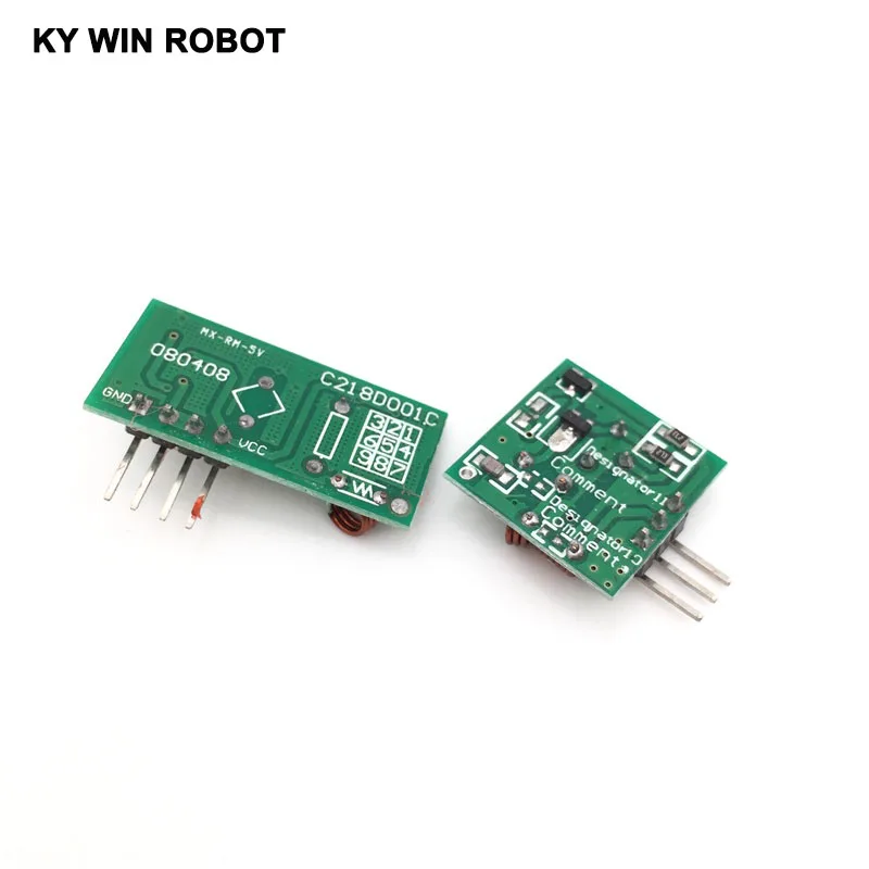 433Mhz RF Transmitter and Receiver Module Link Kit for ARM/MCU WL DIY 315MHZ/433MHZ Wireless for arduino Diy Kit