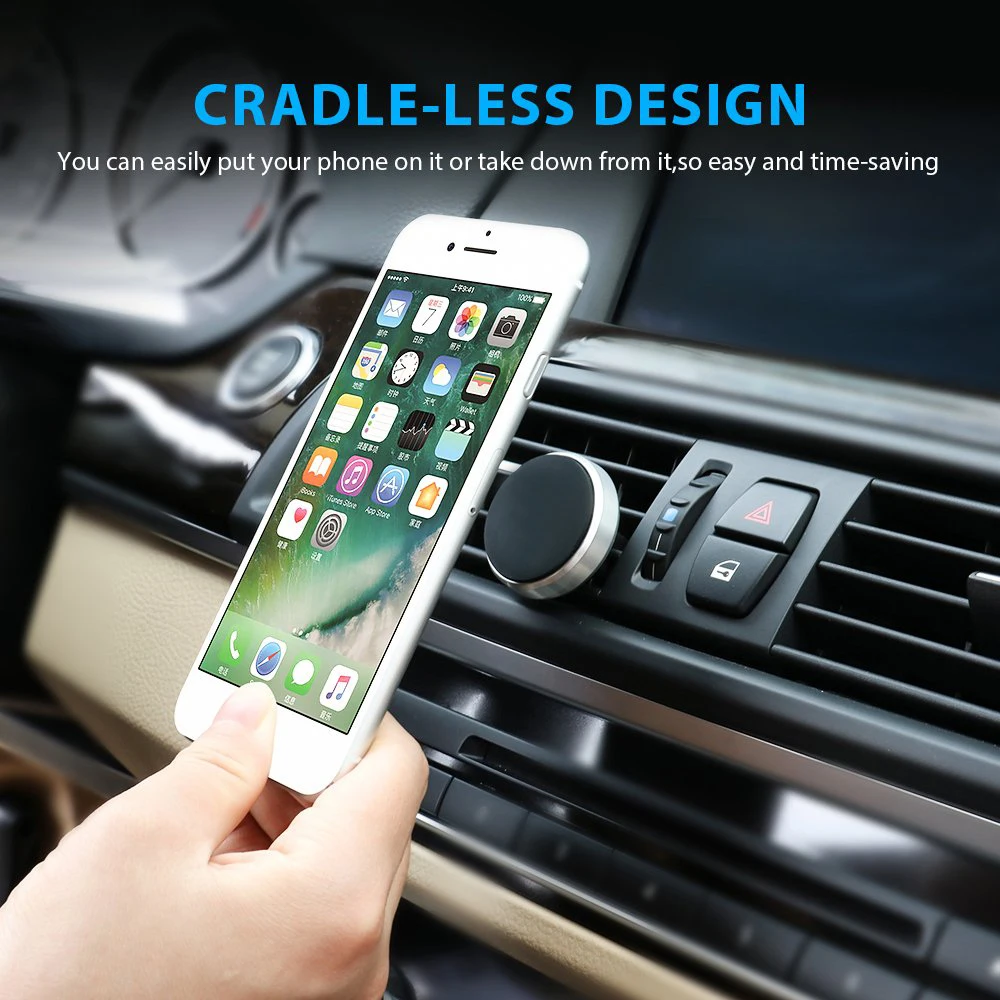 Magnetic Phone Holder in Car Air Vent Cellphone Holder Stand for iPhone Huawei Samsung Xiaomi Magnet Car Air Outlets Phone Mount