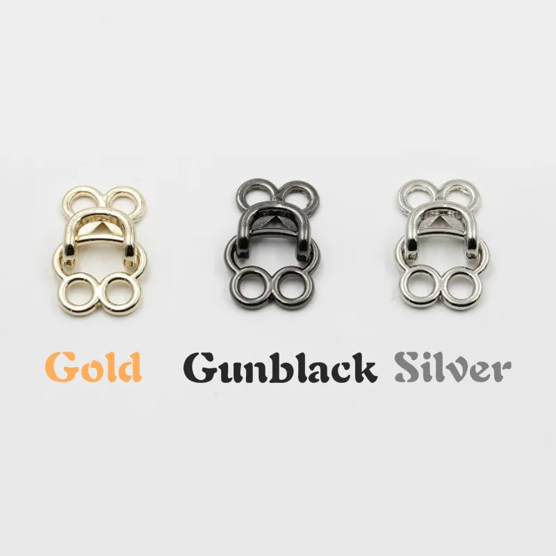 10 pairs/lot Combined Button For mink coat invisible Hook button For Overcoat Plating Color Alloy Fastener Buckle Sewing supply